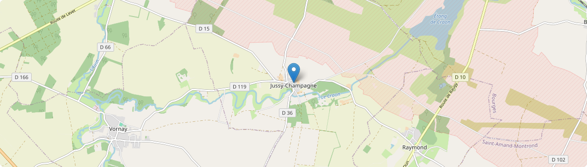 Jussy-Champagne - Carte