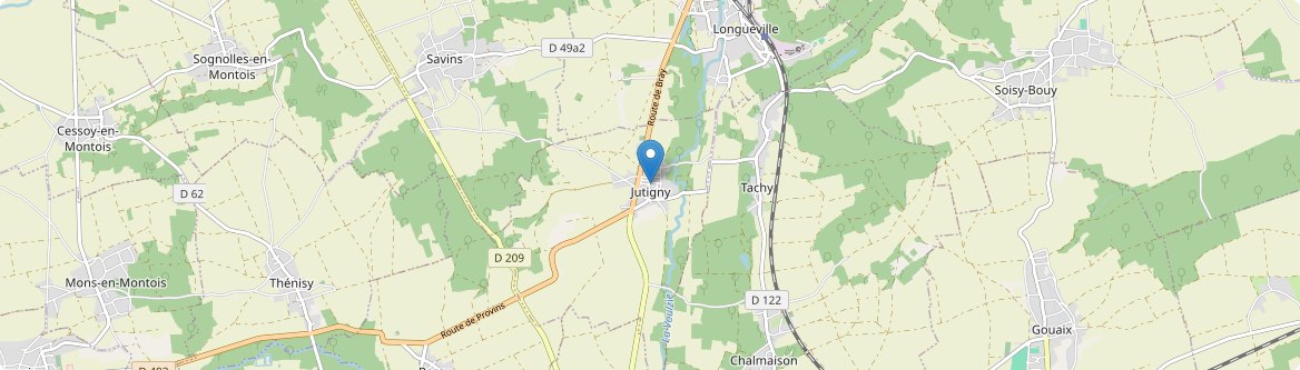 Jutigny - Carte