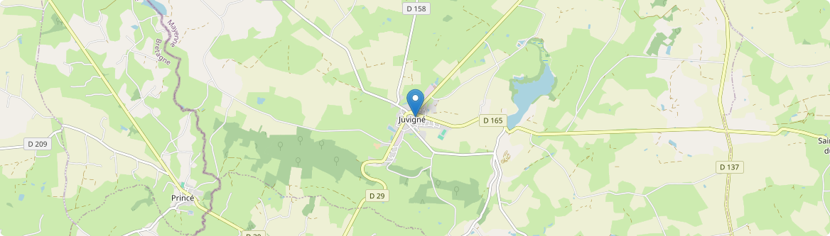 Juvigné - Carte