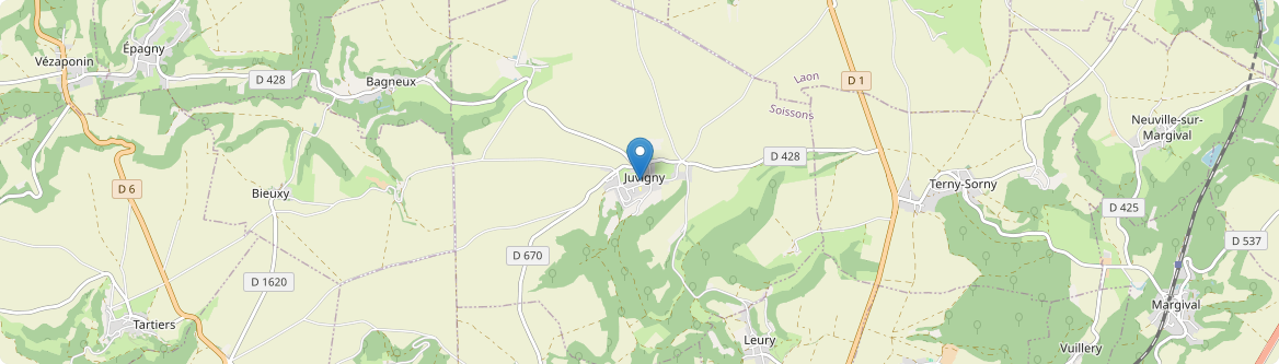 Juvigny - Carte
