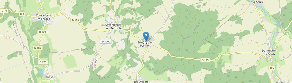 Juvigny-en-Perthois - Carte
