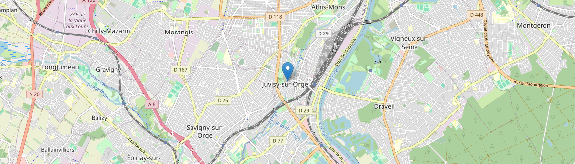 Juvisy-sur-Orge - Carte