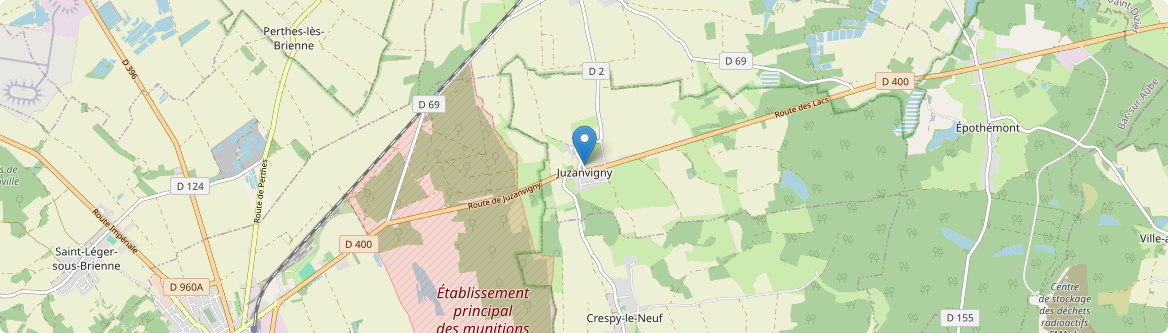 Juzanvigny - Carte