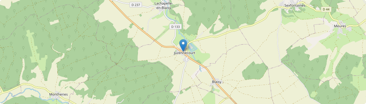 Juzennecourt - Carte
