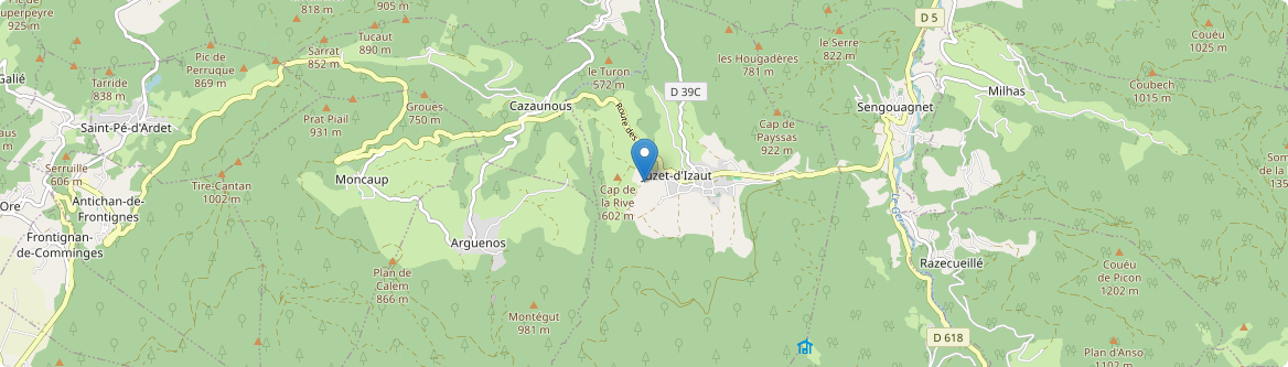 Juzet-d'Izaut - Carte