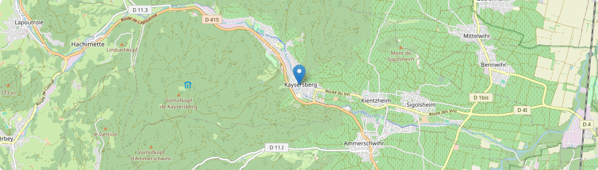 Kaysersberg Vignoble - Carte