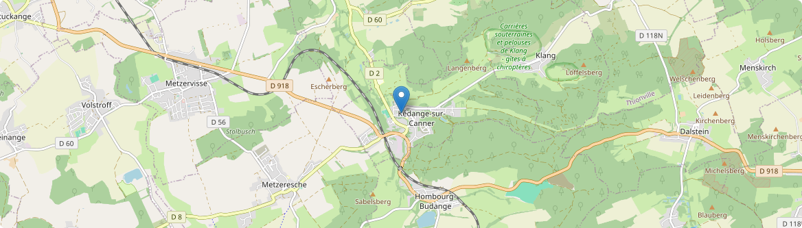 Kédange-sur-Canner - Carte