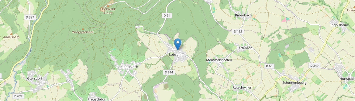 Keffenach - Carte