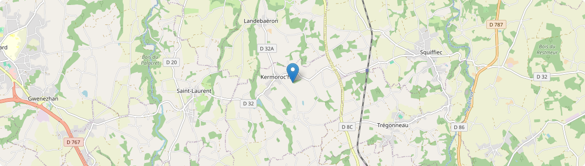 Kermoroc'h - Carte