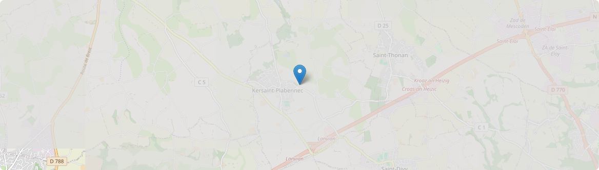 Kersaint-Plabennec - Carte