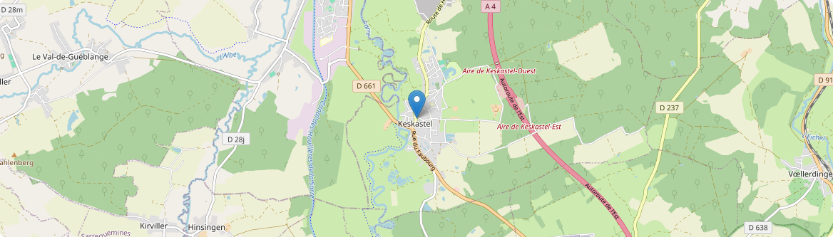 Keskastel - Carte