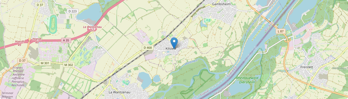 Kilstett - Carte