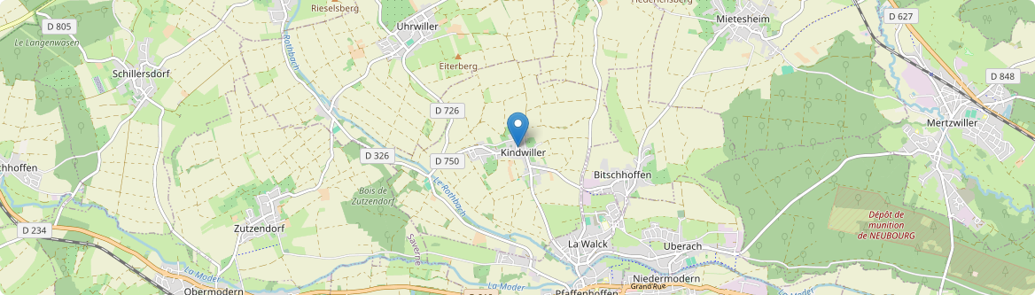 Kindwiller - Carte