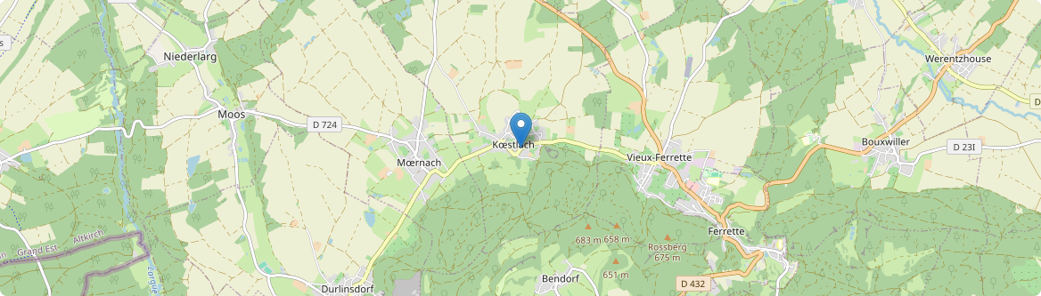 Kœstlach - Carte
