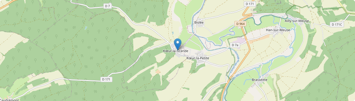 Kœur-la-Grande - Carte