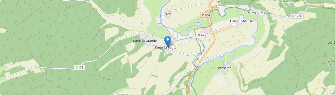 Kœur-la-Petite - Carte