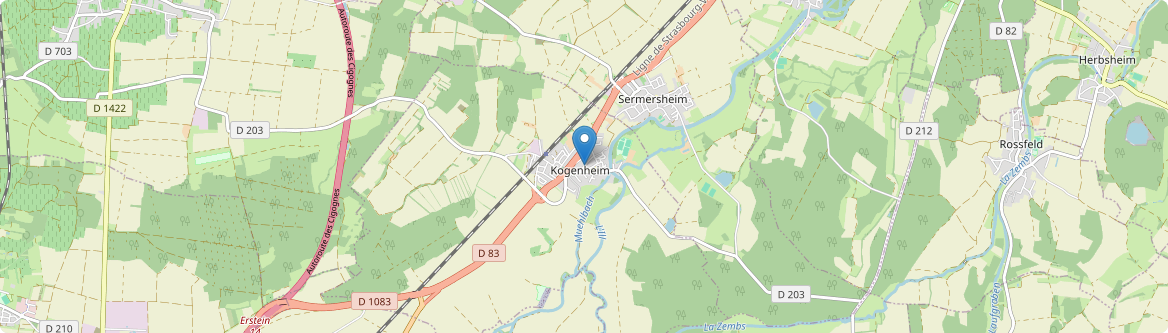 Kogenheim - Carte