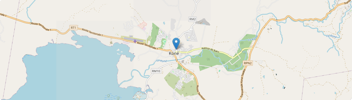 Koné - Carte