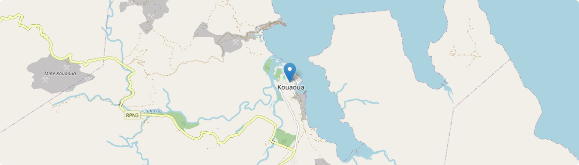 Kouaoua - Carte