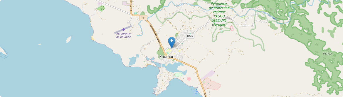Koumac - Carte