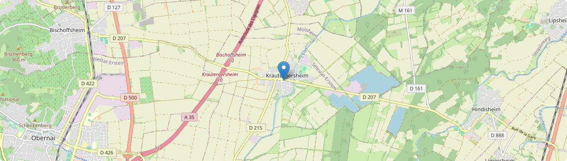 Krautergersheim - Carte