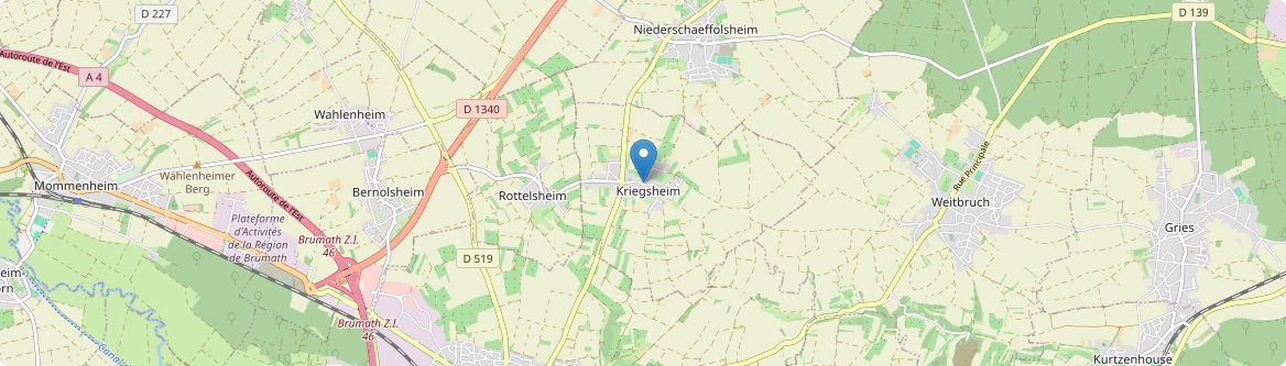 Kriegsheim - Carte