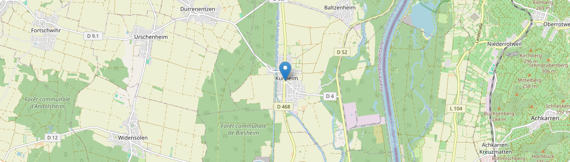Kunheim - Carte