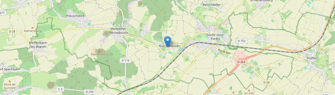 Kutzenhausen - Carte
