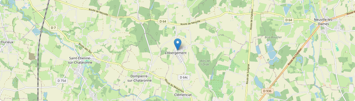 Abergement-Clémenciat - Carte