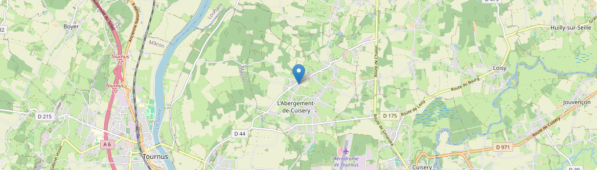 Abergement-de-Cuisery - Carte