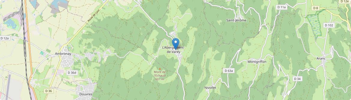 Abergement-de-Varey - Carte