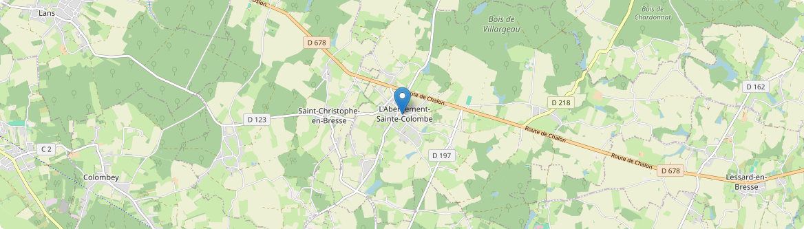 Abergement-Sainte-Colombe - Carte