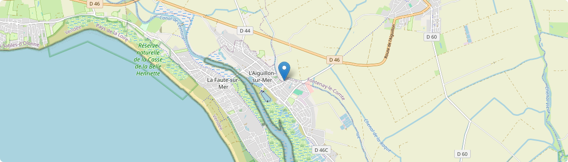 L'Aiguillon-la-Presqu'île - Carte