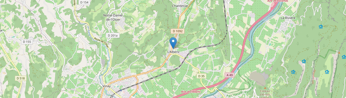 Albenc - Carte