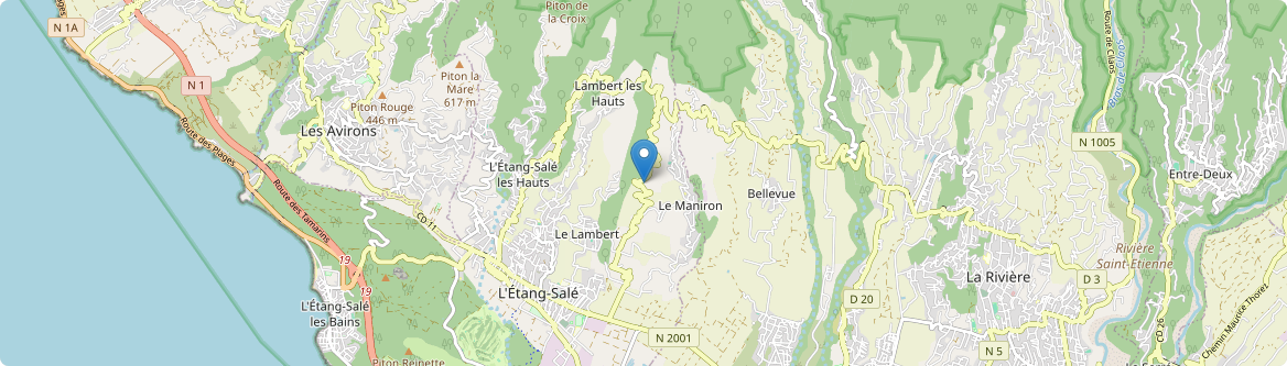 Étang-Salé - Carte
