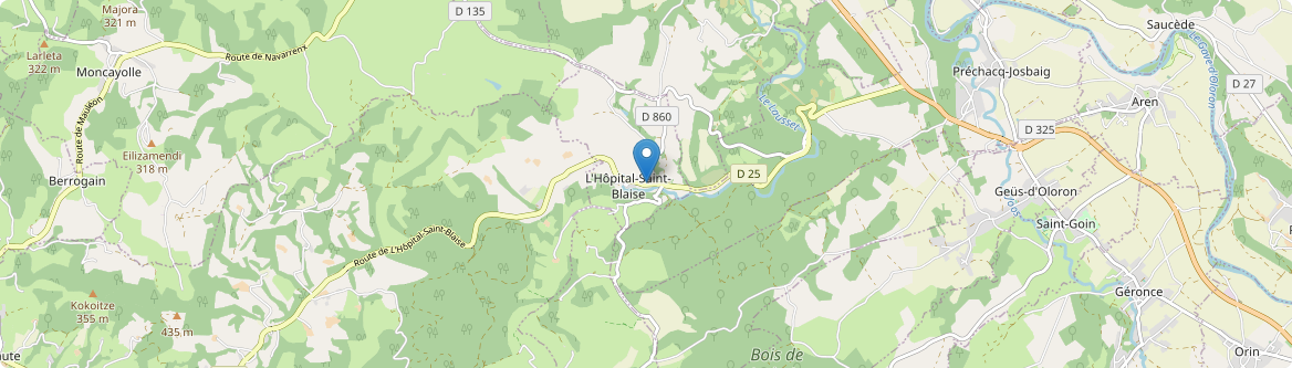 Hôpital-Saint-Blaise - Carte