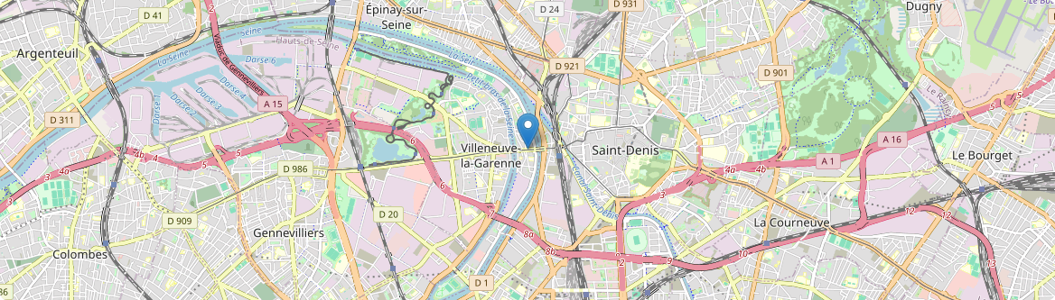 Île-Saint-Denis - Carte