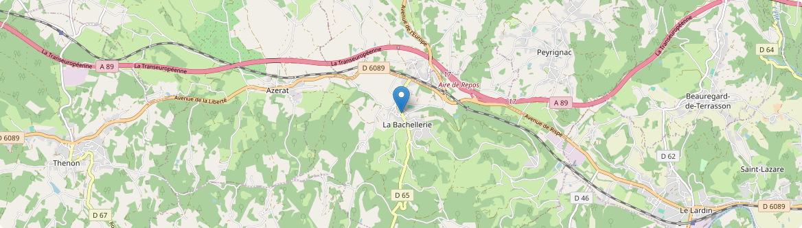Bachellerie - Carte