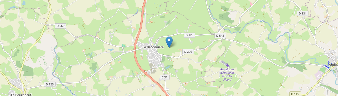 Baconnière - Carte