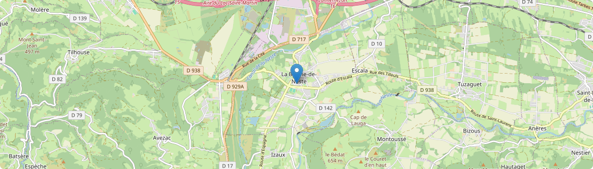 Barthe-de-Neste - Carte