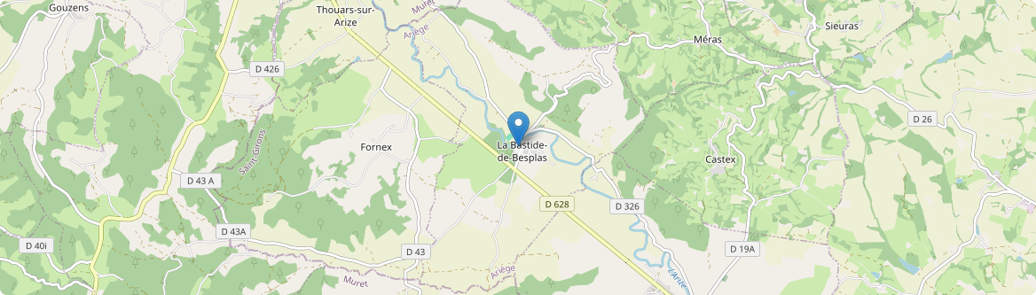 Bastide-de-Besplas - Carte