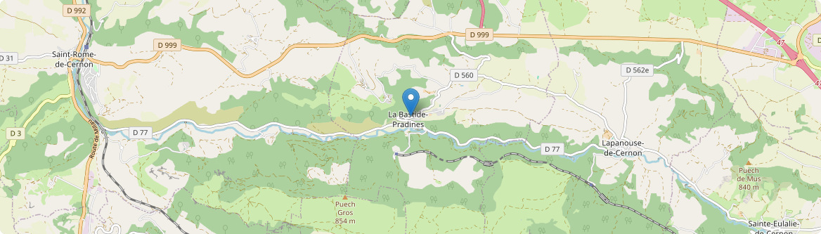 Bastide-Pradines - Carte