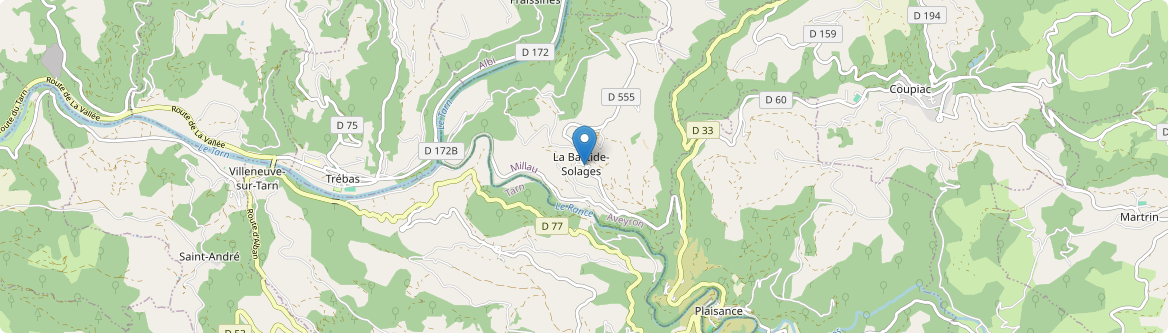 Bastide-Solages - Carte
