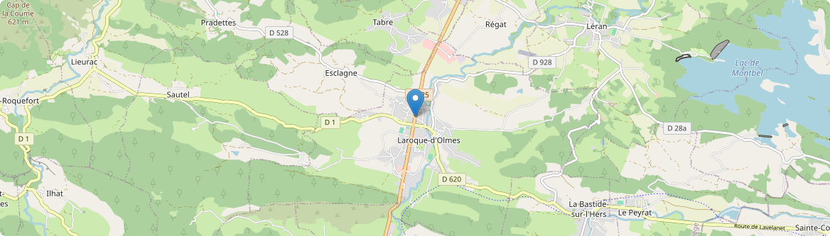 Bastide-sur-l'Hers - Carte