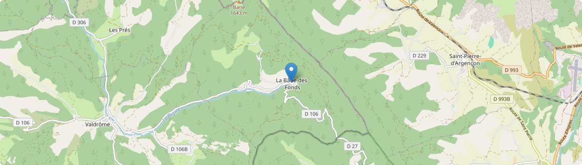 Bâtie-des-Fonds - Carte