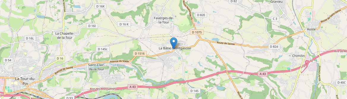 Bâtie-Montgascon - Carte