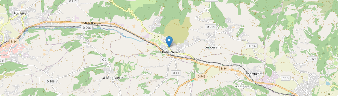 Bâtie-Neuve - Carte