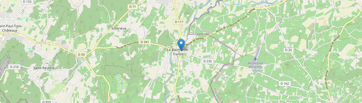 Baume-de-Transit - Carte