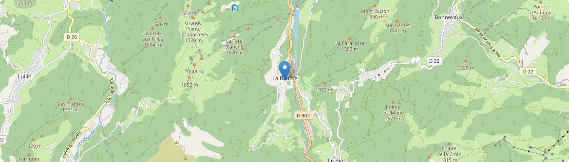 Baume - Carte
