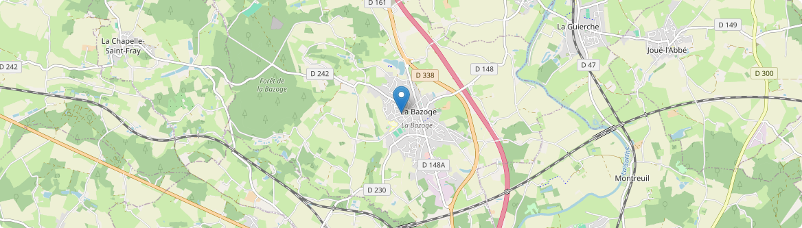 Bazoge - Carte